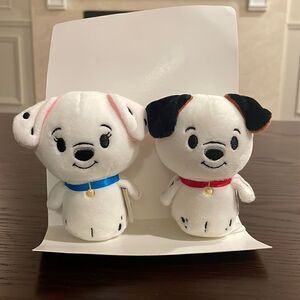 Disney 101 Dalmatians Pongo & Perdita Dogs Hallmark Itty Bitty Set of 2 NWT